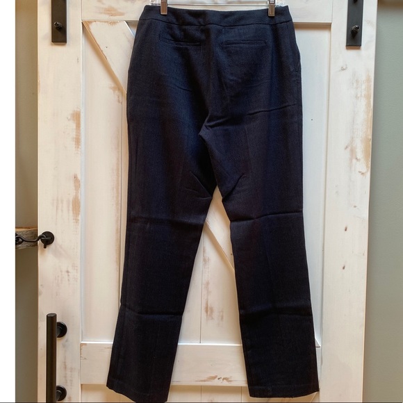 Jones New York Blue Tweed Pant - Picture 5 of 6